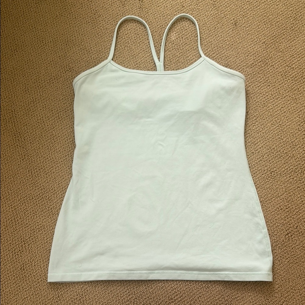 Mint green lululemon athletic tank top size 12